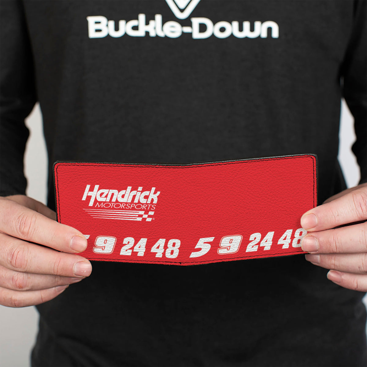 Bi-Fold Wallet - HENDRICK MOTORSPORTS Driver Numbers 5 9 24 48 Red/White Bi-Fold Wallets Hendrick Motorsports