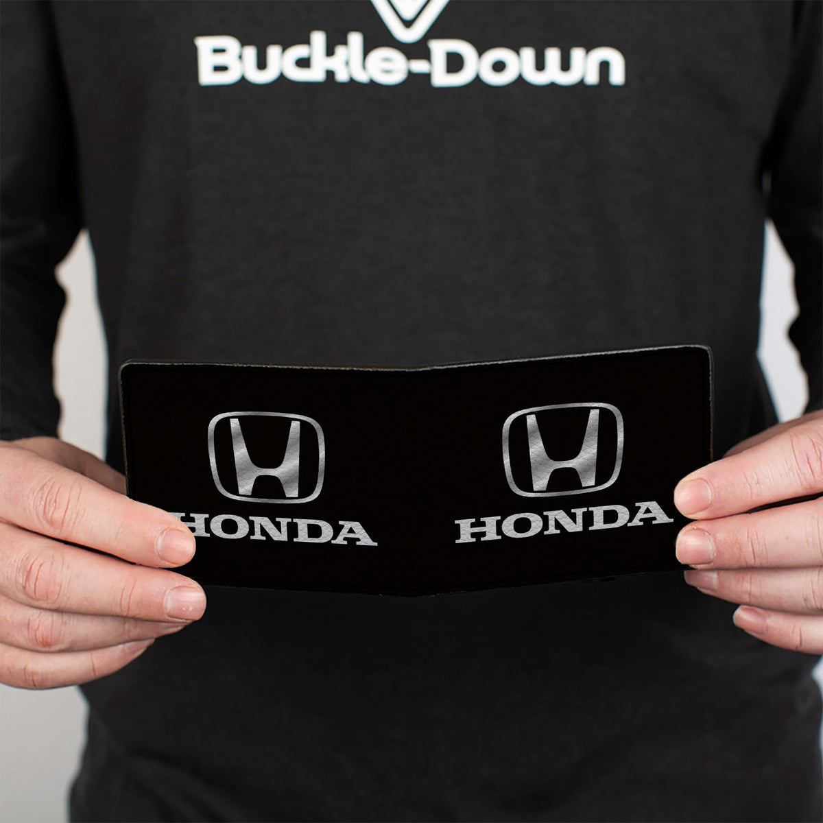Bi-Fold Wallet - Honda Black Silver Bi-Fold Wallets Honda