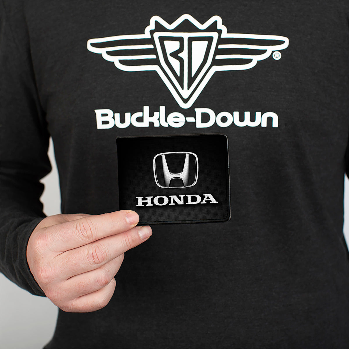 Bi-Fold Wallet - Honda Logo Black Silver White Bi-Fold Wallets Honda