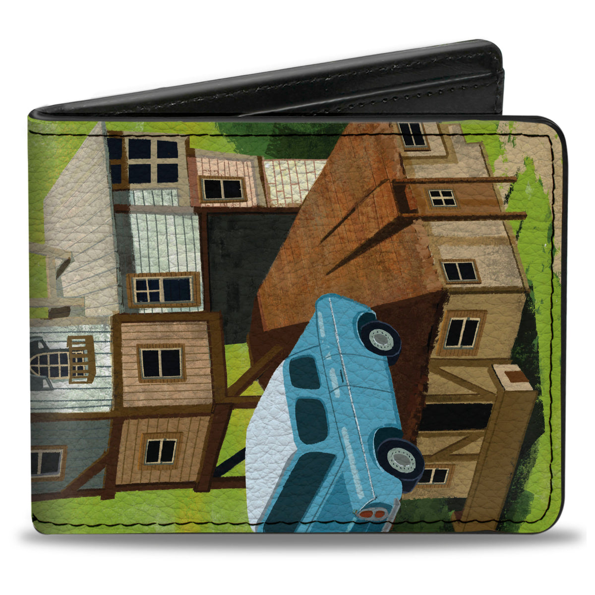 Bi-Fold Wallet - Harry Potter the Burrow Weasley Family Home Scene Bi-Fold Wallets Harry Potter