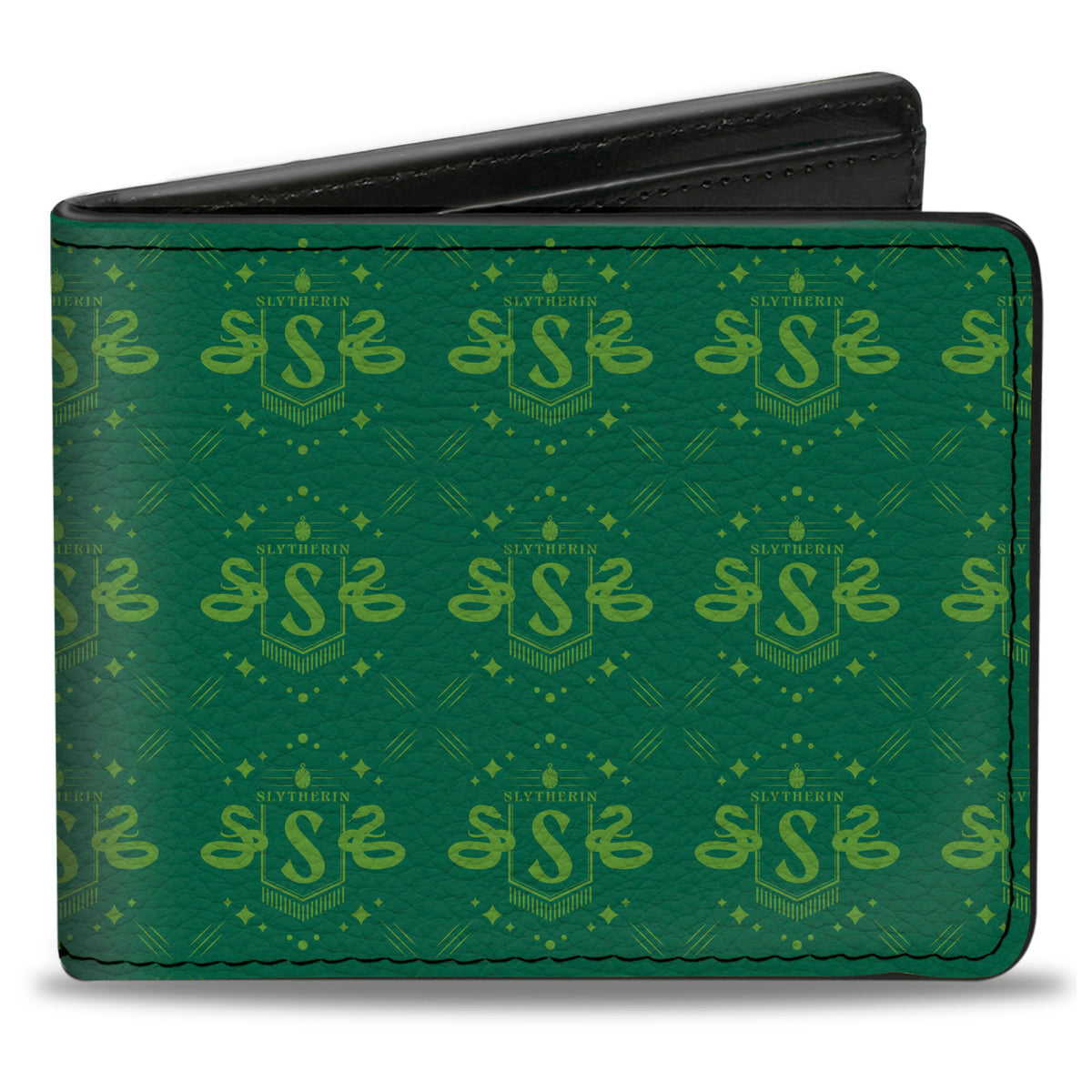 Bi-Fold Wallet - Harry Potter Slytherin House Pride Banner Greens Bi-Fold Wallets Harry Potter