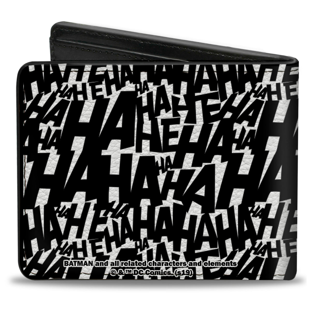 Bi-Fold Wallet - Joker The Killing Joke Holding Head Pose HAHAHA White Black Bi-Fold Wallets DC Comics