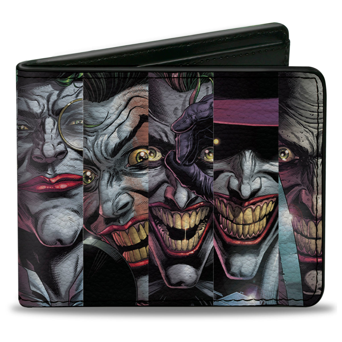 Bi-Fold Wallet - The Joker 10-Comic Book Cover Expression Blocks Bi-Fold Wallets DC Comics