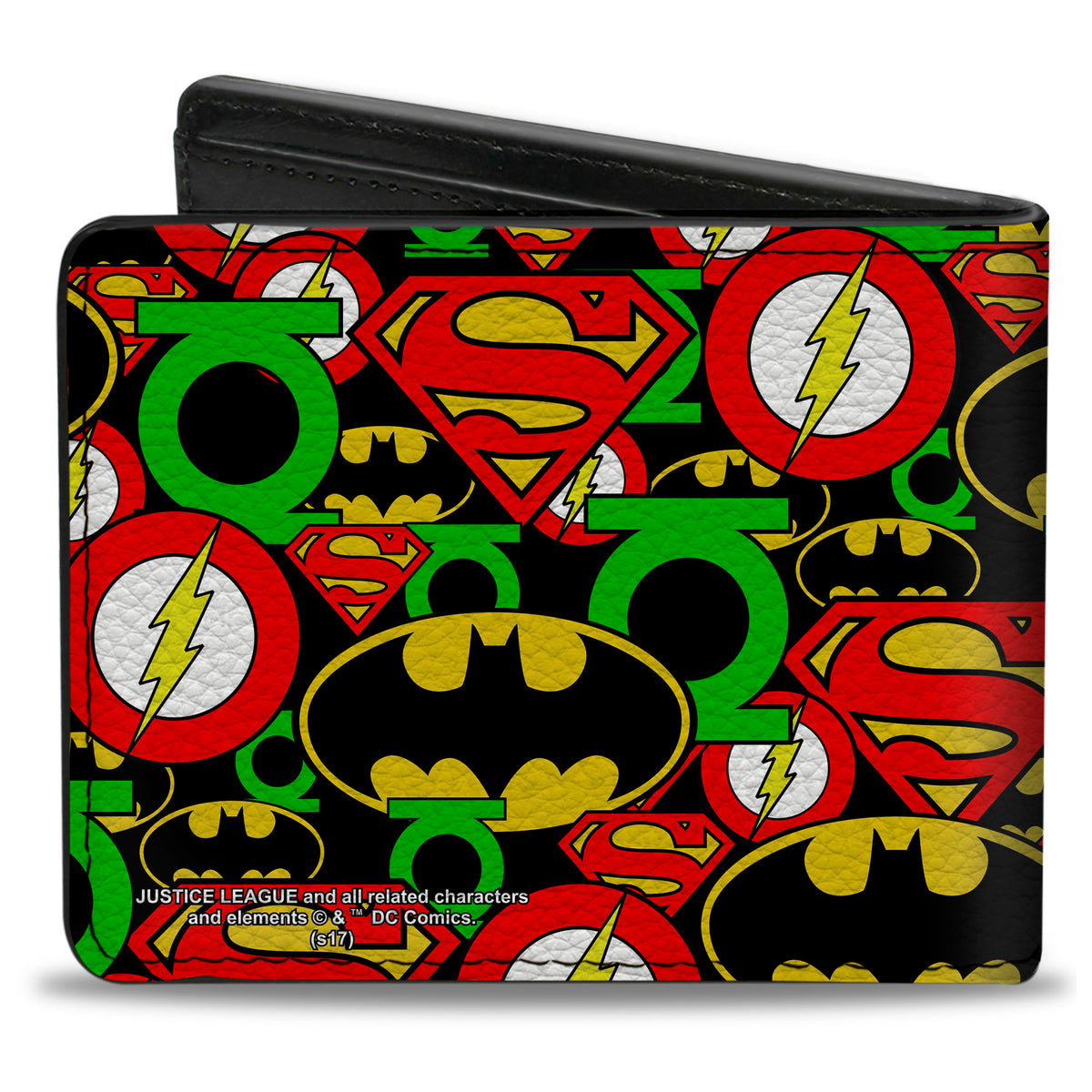Bi-Fold Wallet - Justice League Stacked Logos Bi-Fold Wallets DC Comics