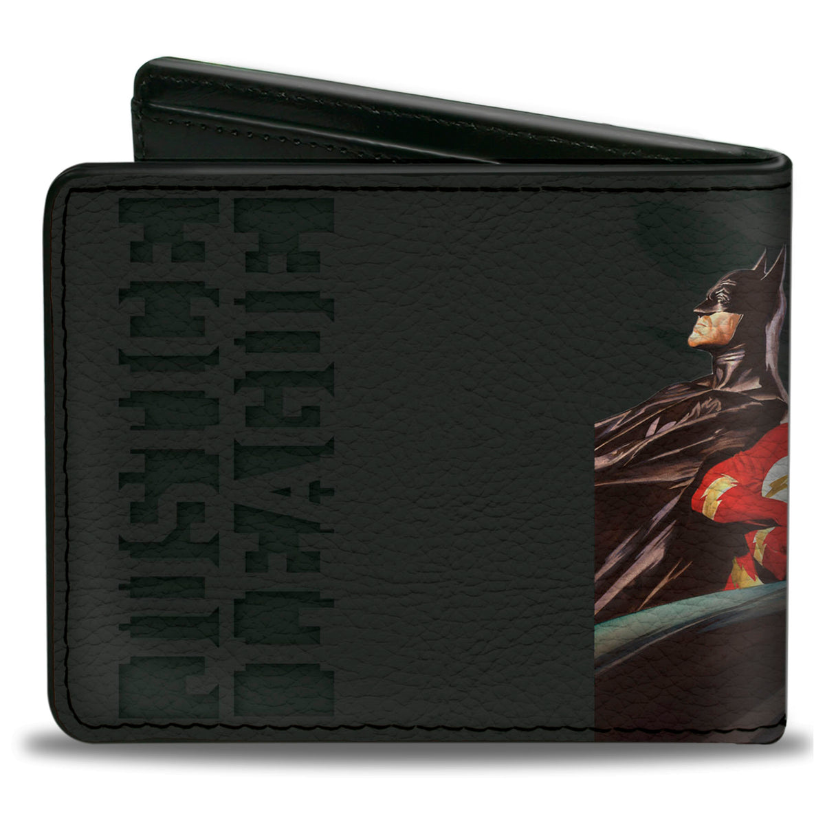 Bi-Fold Wallet - JUSTICE LEAGUE Justice #1 7-Superhero Variant Cover Pose Grays Bi-Fold Wallets DC Comics