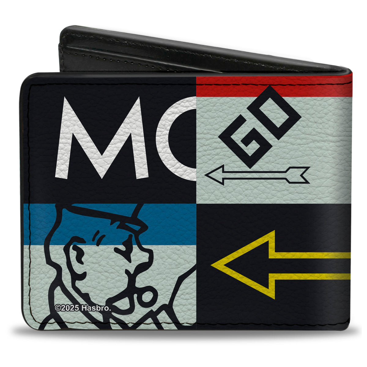 Bi-Fold Wallet - Monopoly GO and Go To Jail Police Office Blocks Bi-Fold Wallets Hasbro
