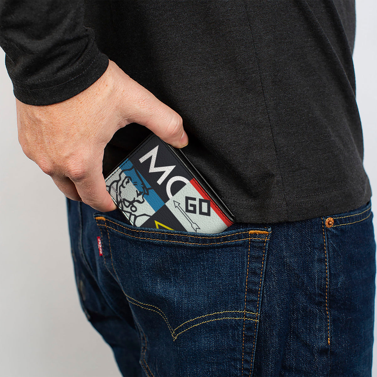 Bi-Fold Wallet - Monopoly GO and Go To Jail Police Office Blocks Bi-Fold Wallets Hasbro
