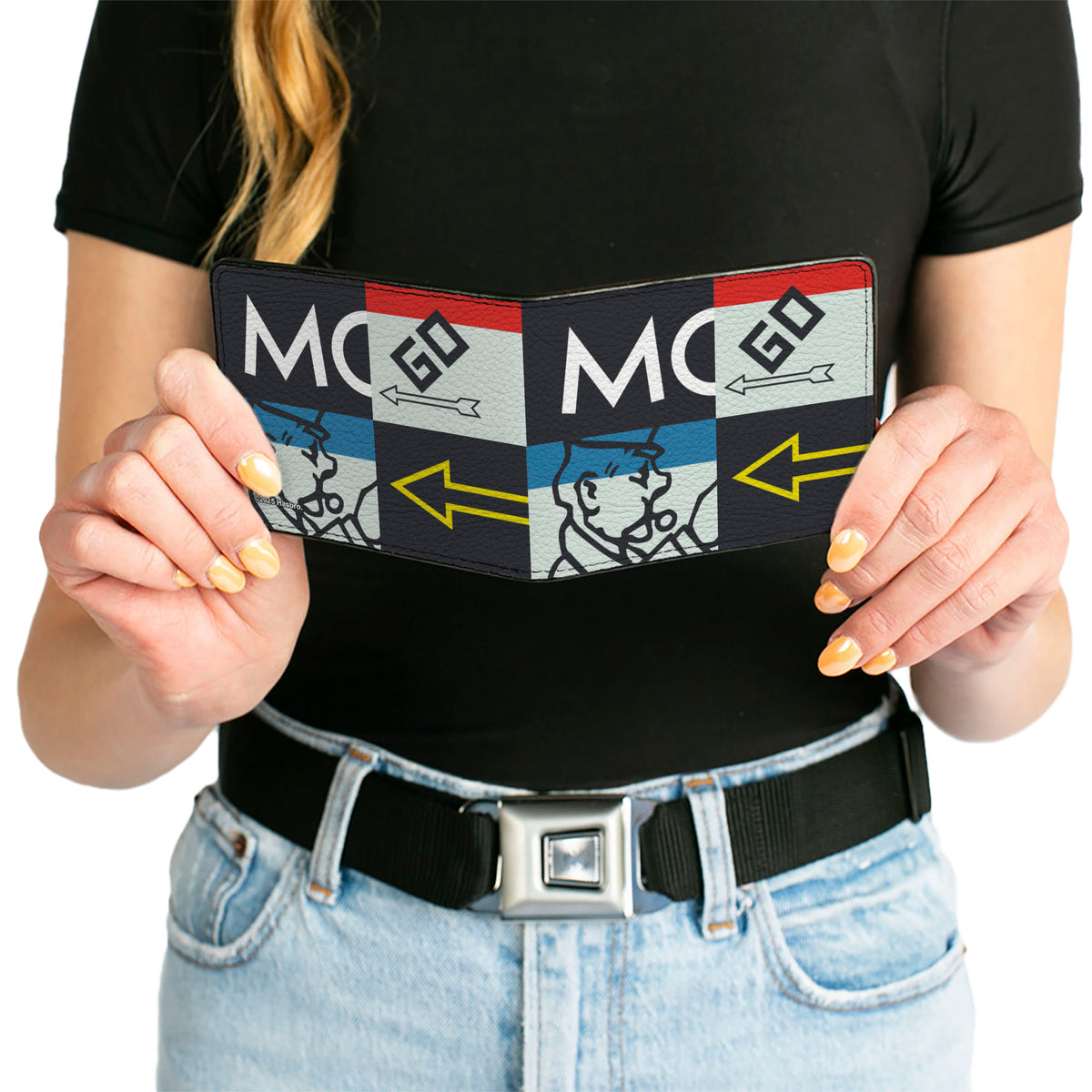 Bi-Fold Wallet - Monopoly GO and Go To Jail Police Office Blocks Bi-Fold Wallets Hasbro