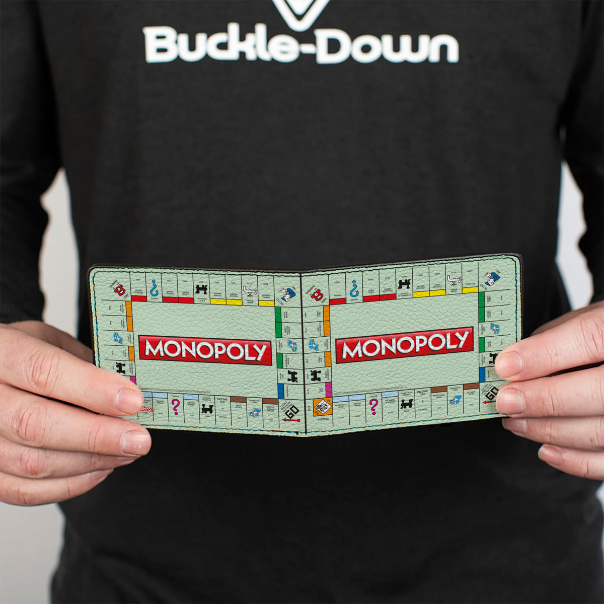 Bi-Fold Wallet - Monopoly Game Board Layout Bi-Fold Wallets Monopoly
