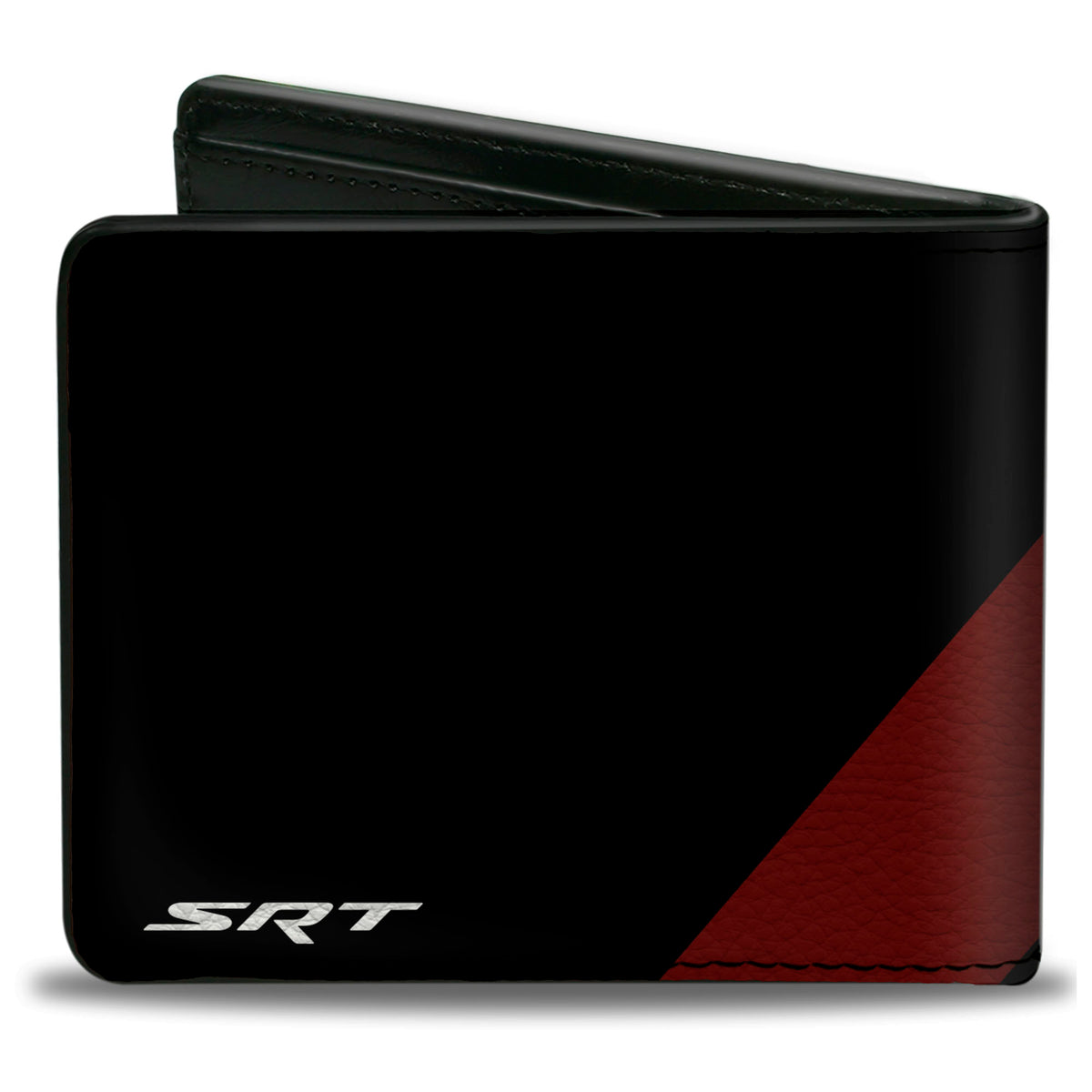 Bi-Fold Wallet - Dodge Rhombus Stripe Demon Hellcat Icon Black Red White Bi-Fold Wallets Dodge