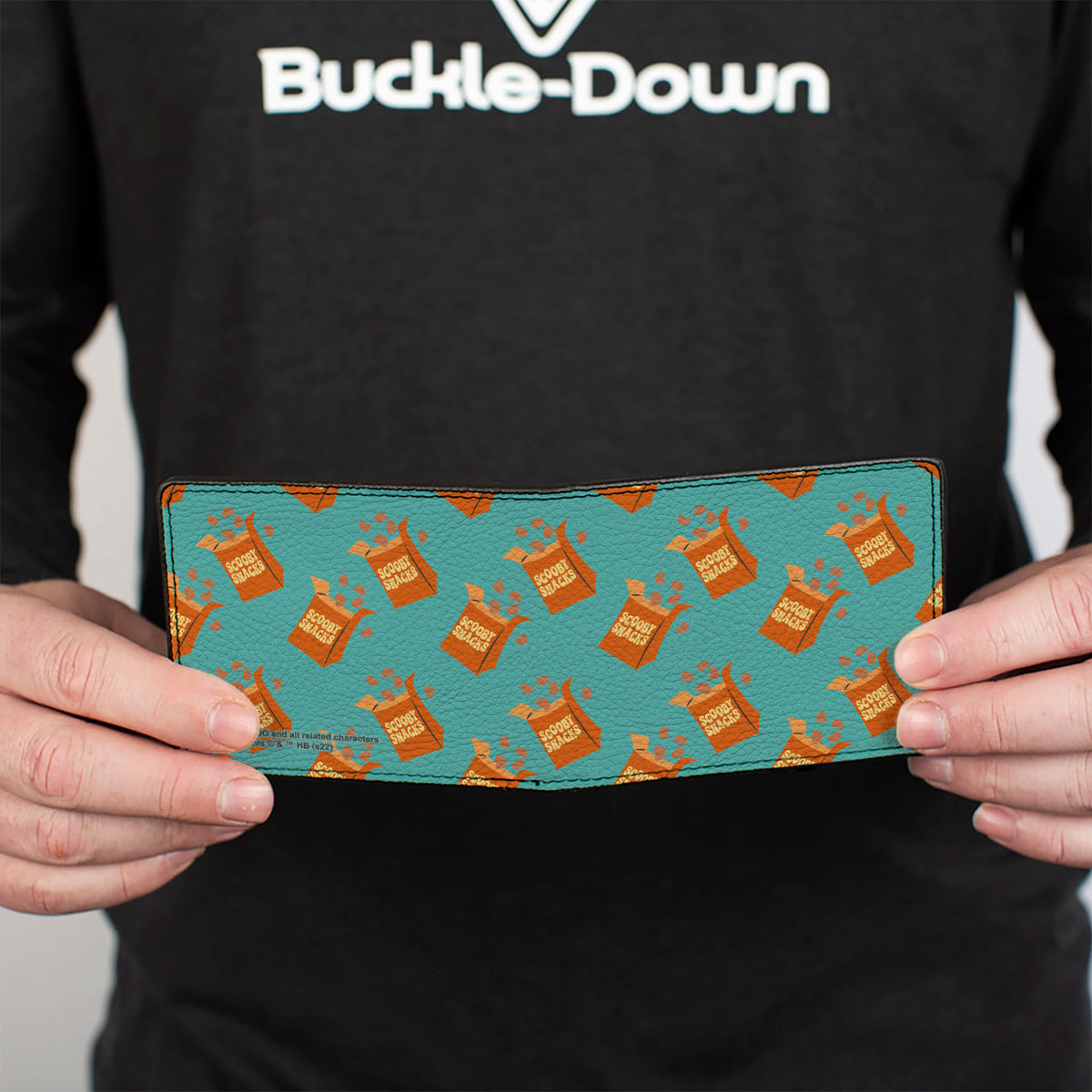 Bi-Fold Wallet - Scooby Doo Scooby Snacks Box Collage Blue Bi-Fold Wallets Scooby Doo