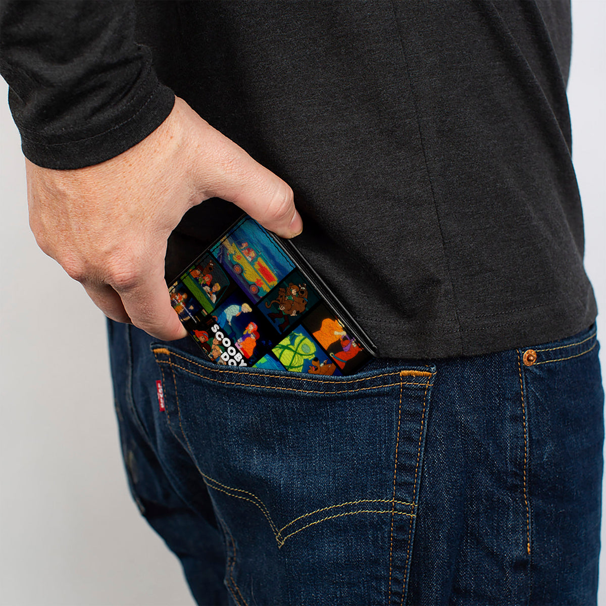 Bi-Fold Wallet - Scooby Doo & Shaggy Pose Scene Blocks + SCOOBY DOO! Bi-Fold Wallets Scooby Doo