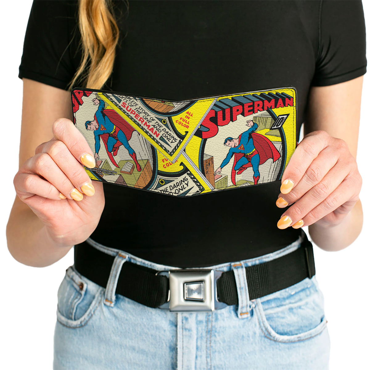 Bi-Fold Wallet - Classic SUPERMAN #1 Flying Cover Pose Bi-Fold Wallets DC Comics
