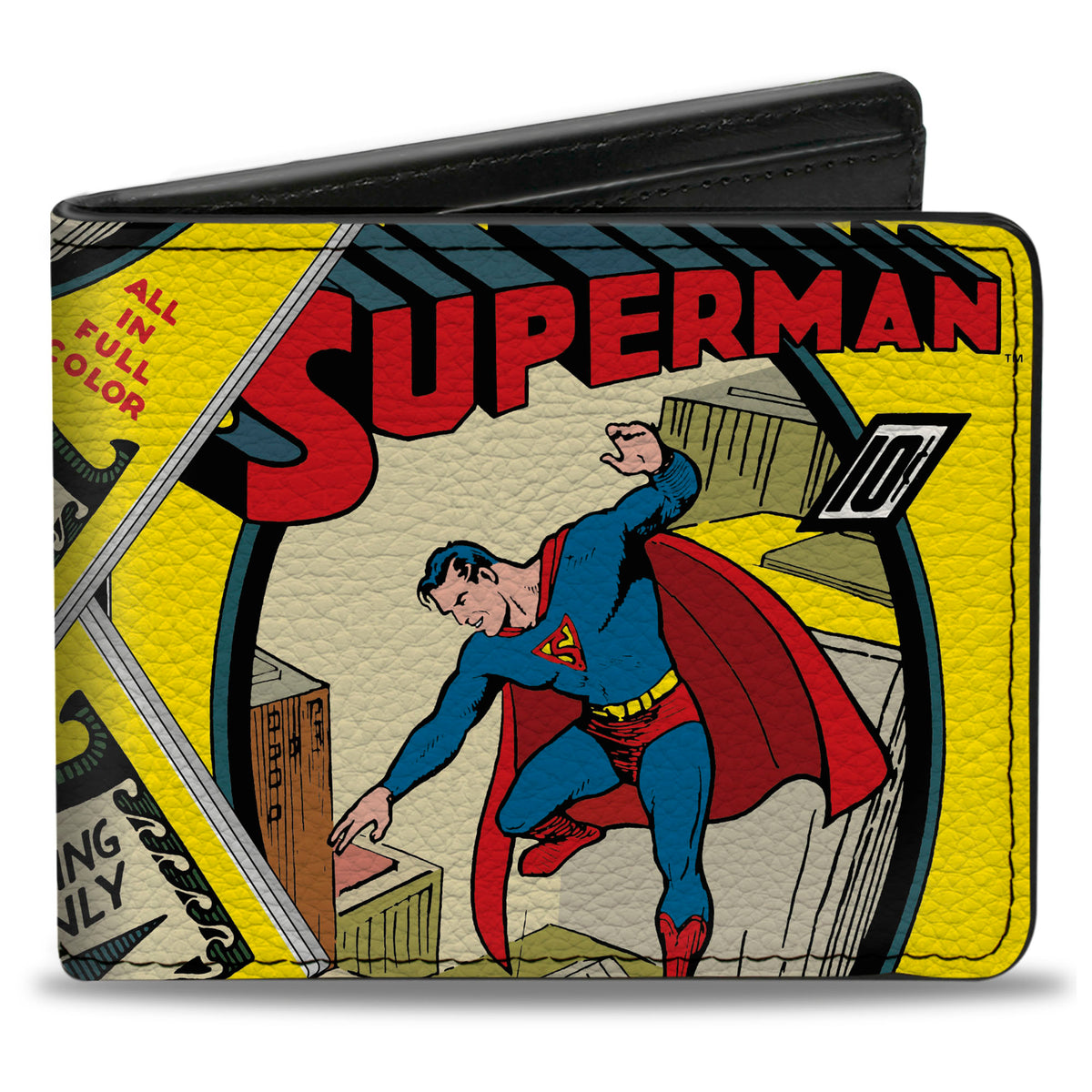 Bi-Fold Wallet - Classic SUPERMAN #1 Flying Cover Pose Bi-Fold Wallets DC Comics