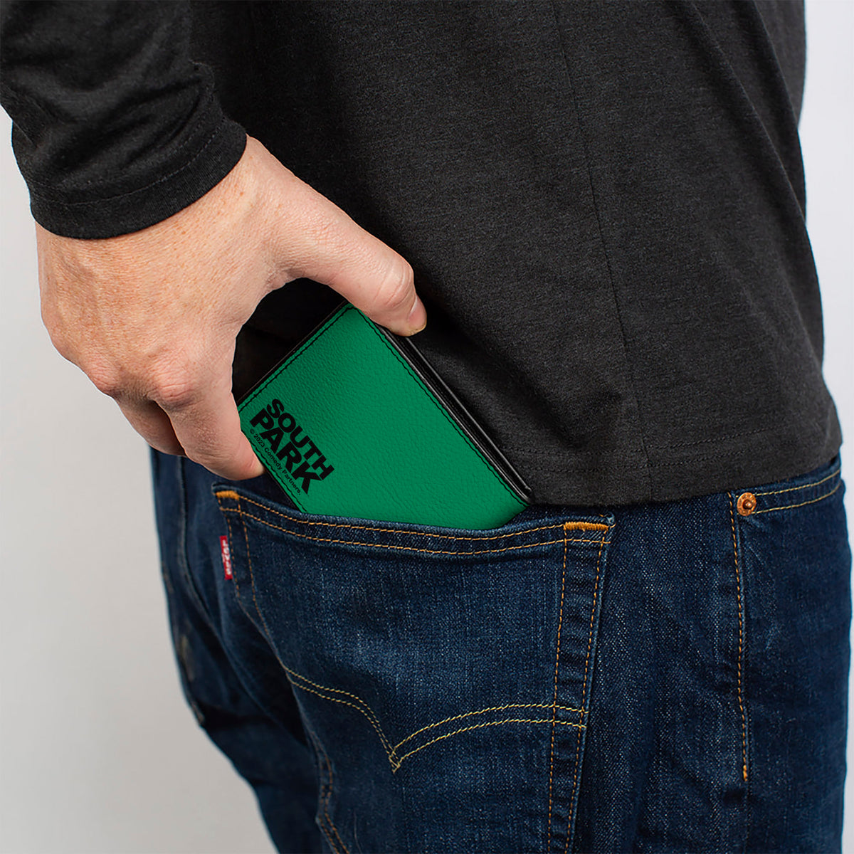 Bi-Fold Wallet - South Park Kyle Face Character Close-Up Green Bi-Fold Wallets South Park