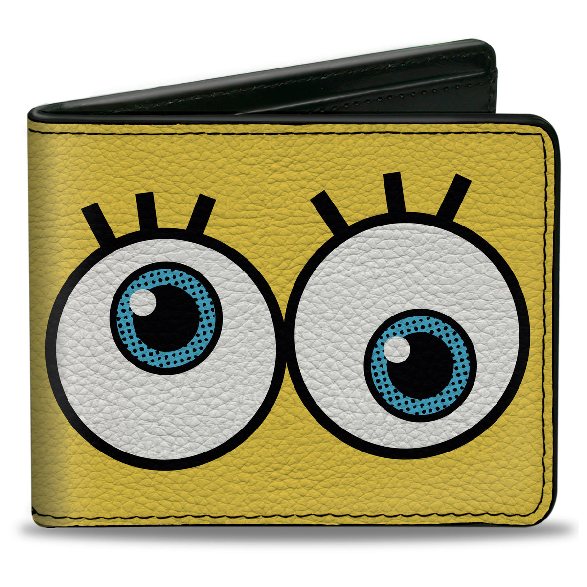 Bi-Fold Wallet - SpongeBob SquarePants Eye Balls Close-Up Yellow Bi-Fold Wallets SpongeBob SquarePants