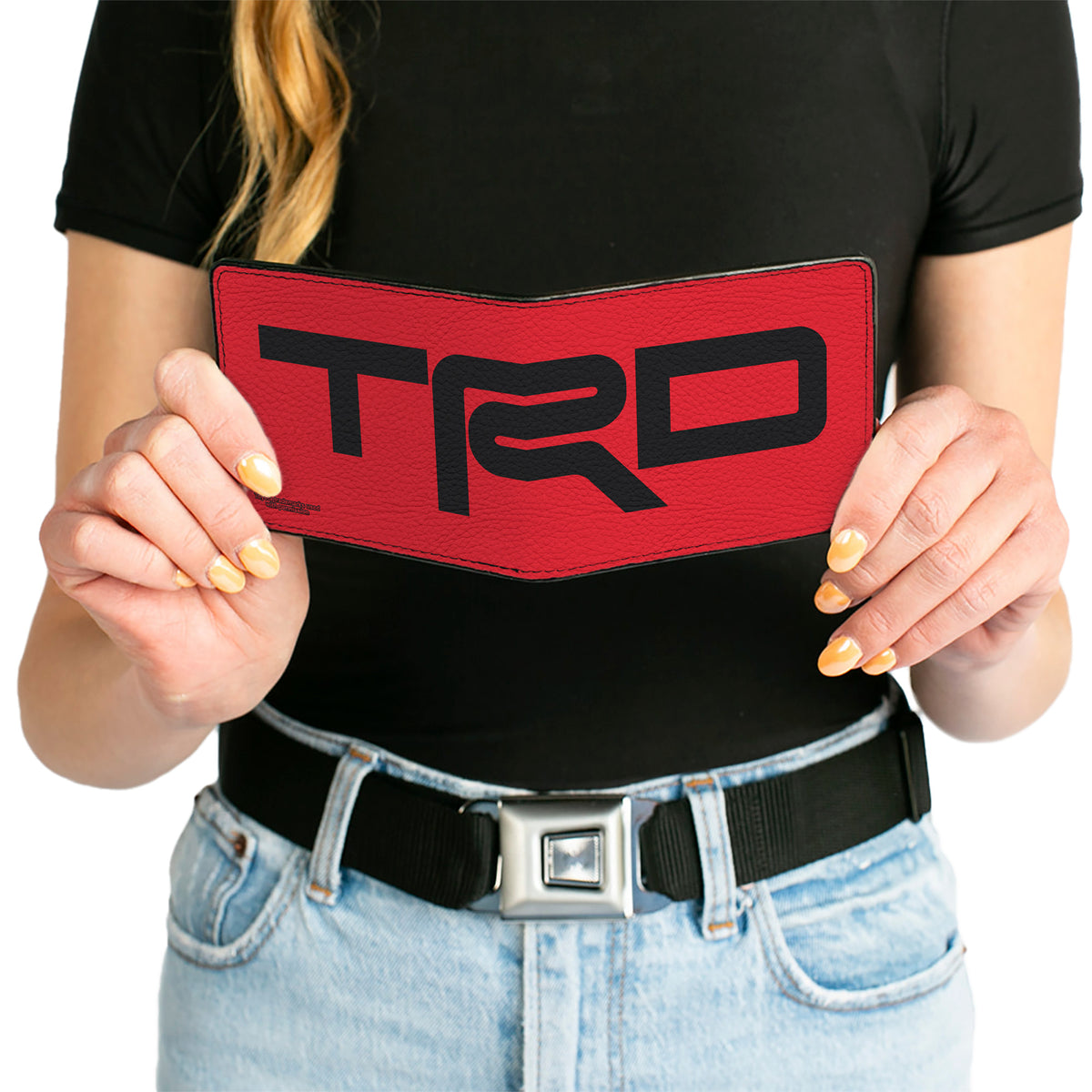 Bi-Fold Wallet - Toyota Racing Development TRD Logo Stretch Red/Black Bi-Fold Wallets Toyota