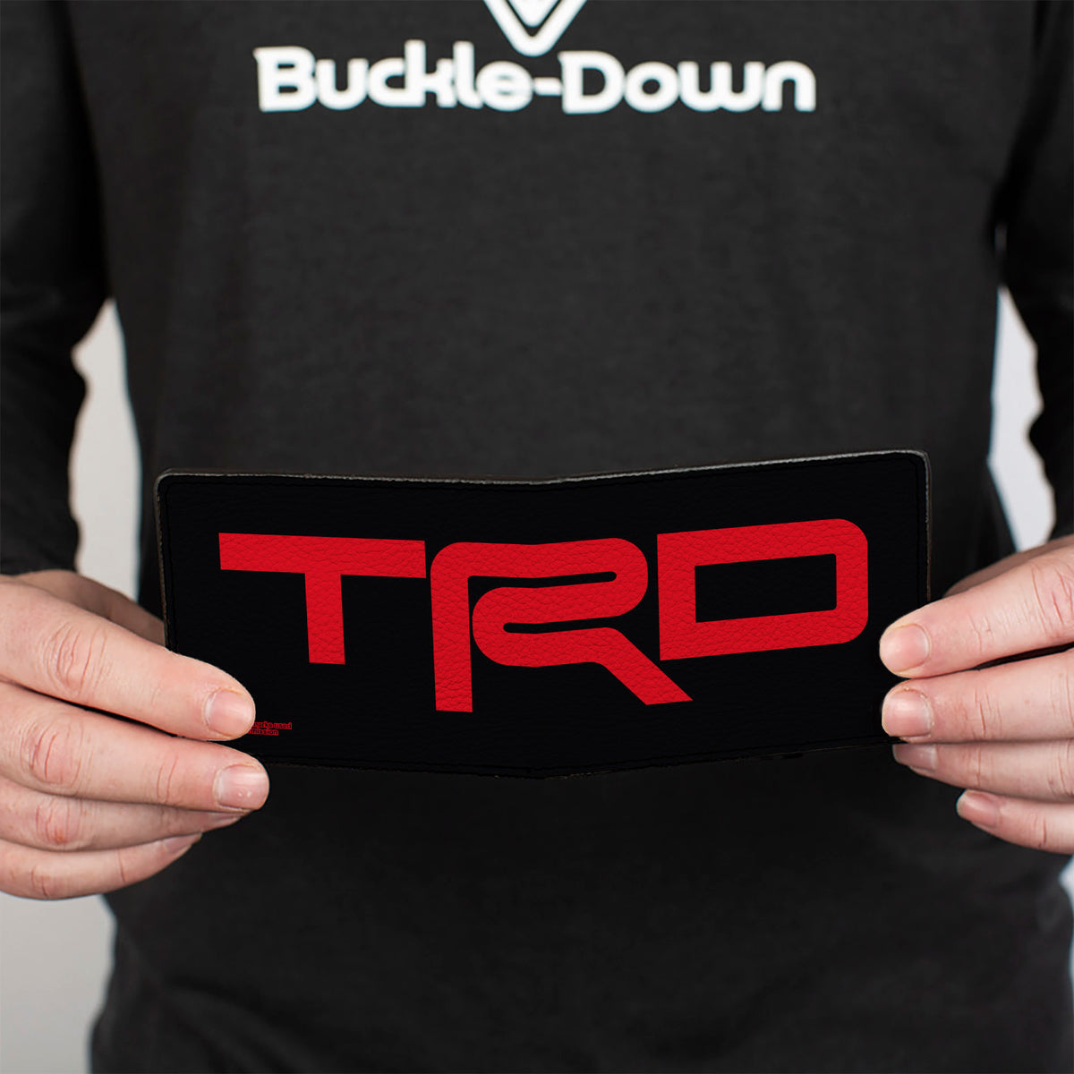 Bi-Fold Wallet - Toyota Racing Development TRD Logo Stretch Black/Red Bi-Fold Wallets Toyota