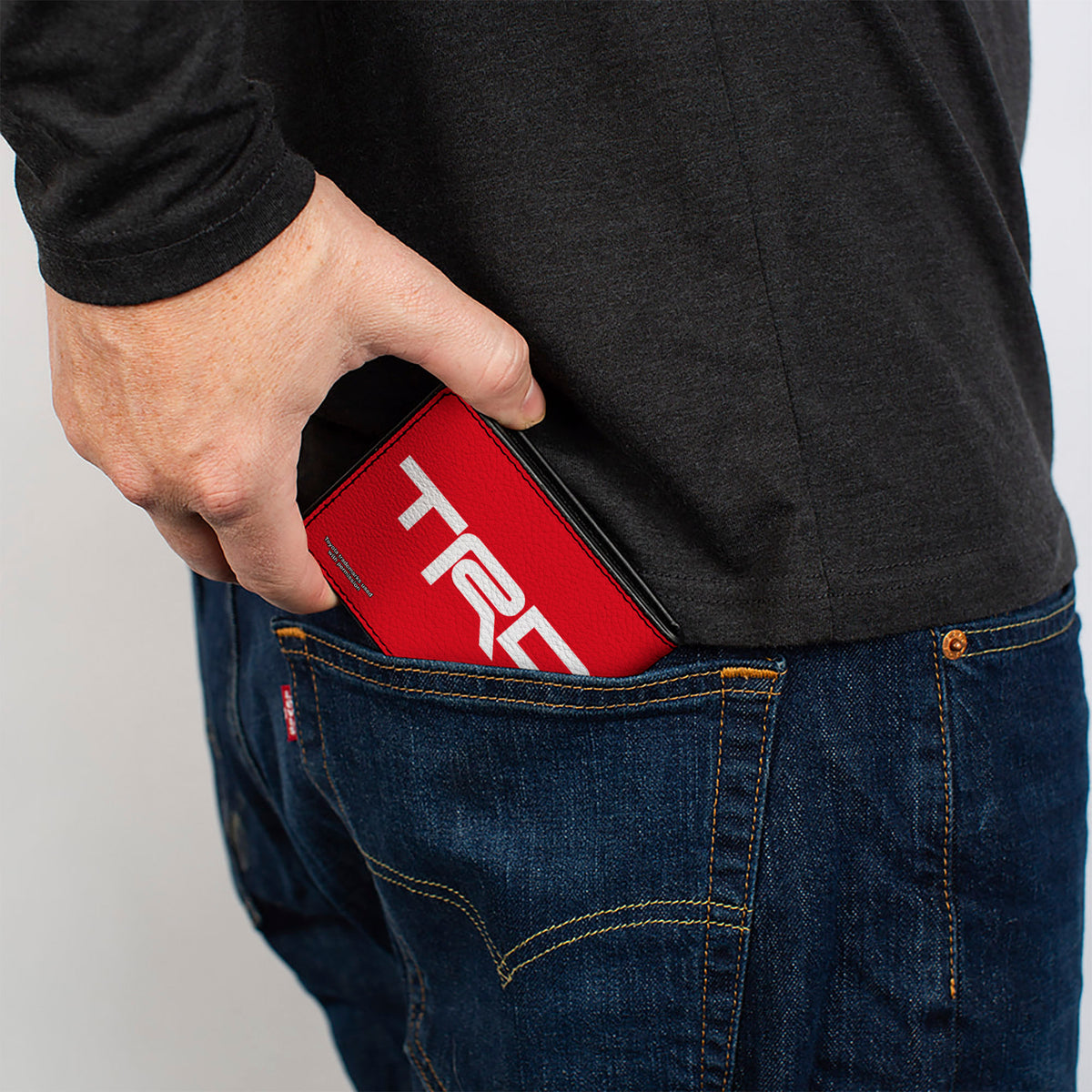 Bi-Fold Wallet - Toyota Racing Development TRD Logo Red/White Bi-Fold Wallets Toyota