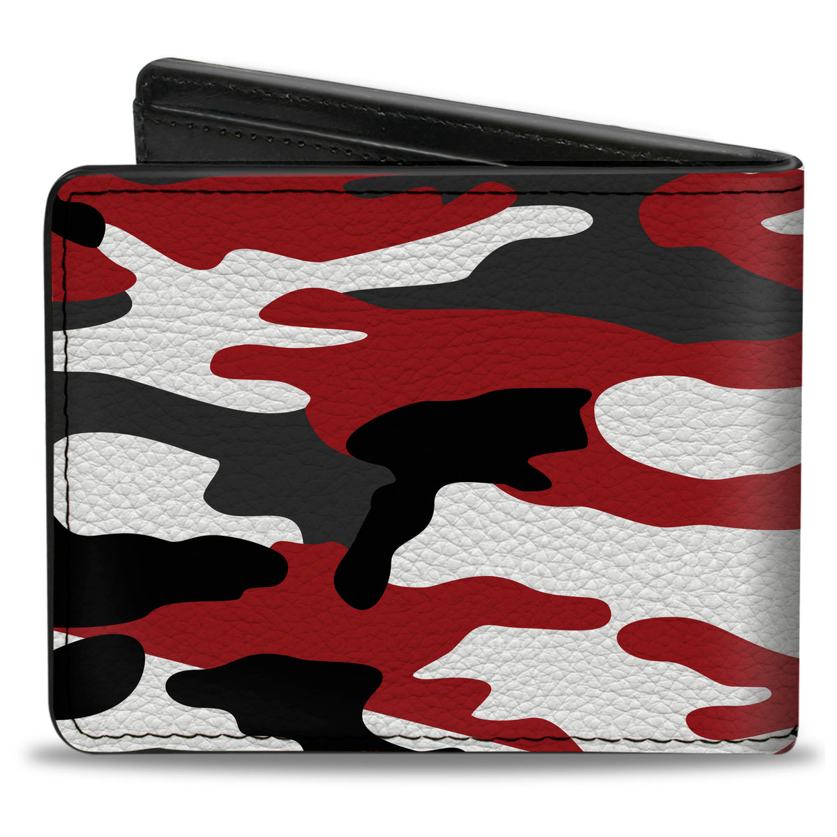 Bi-Fold Wallet - Camo Red Black Gray White Bi-Fold Wallets Buckle-Down