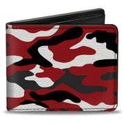 Bi-Fold Wallet - Camo Red Black Gray White Bi-Fold Wallets Buckle-Down