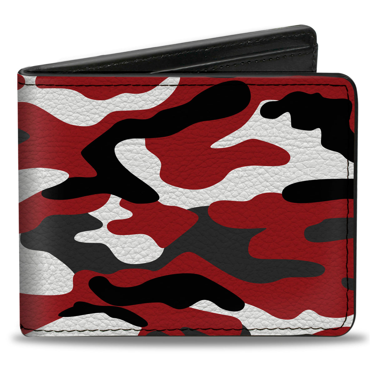 Bi-Fold Wallet - Camo Red Black Gray White Bi-Fold Wallets Buckle-Down