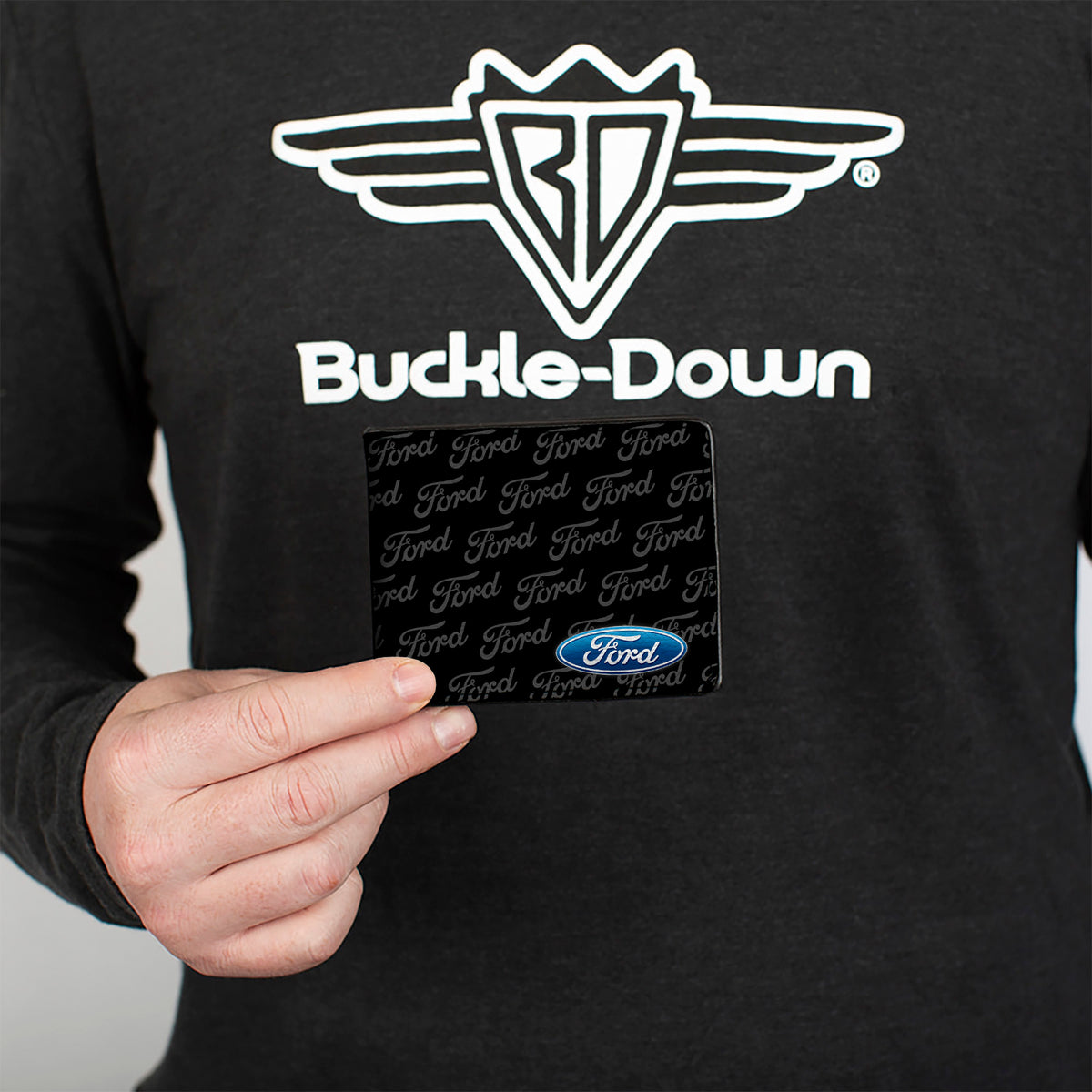 Bi-Fold Wallet - Ford Oval CORNER w Text Bi-Fold Wallets Ford