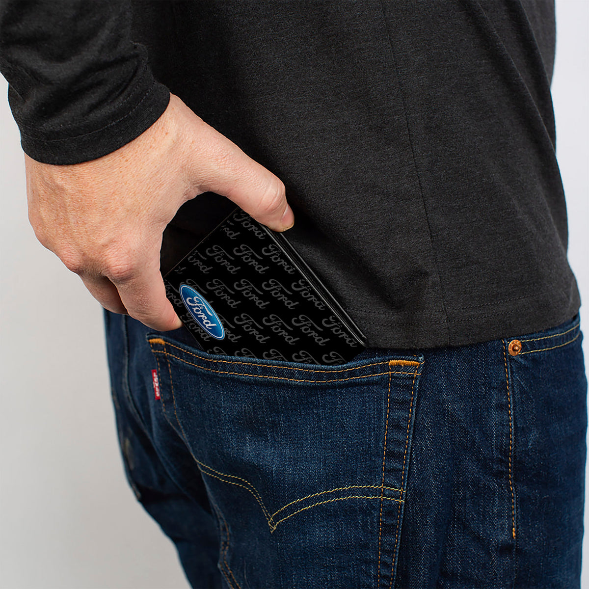 Bi-Fold Wallet - Ford Oval CORNER w Text Bi-Fold Wallets Ford