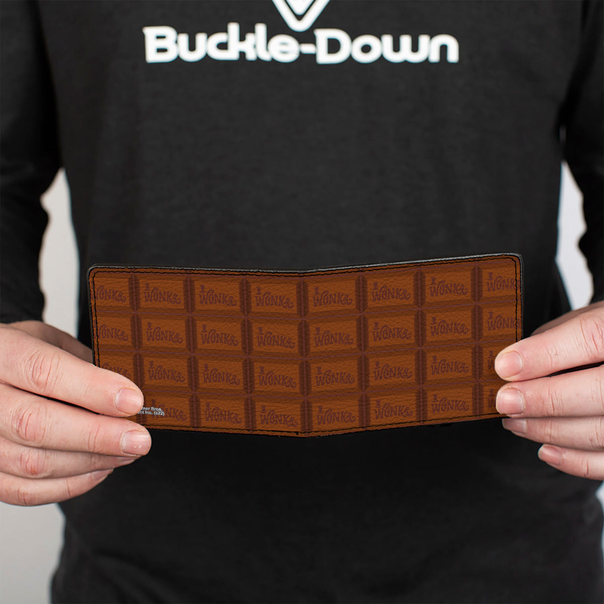 Bi-Fold Wallet - Willy Wonka and the Chocolate Factory WONKA Bar Blocks Browns Bi-Fold Wallets Willy Wonka and the Chocolate Factory