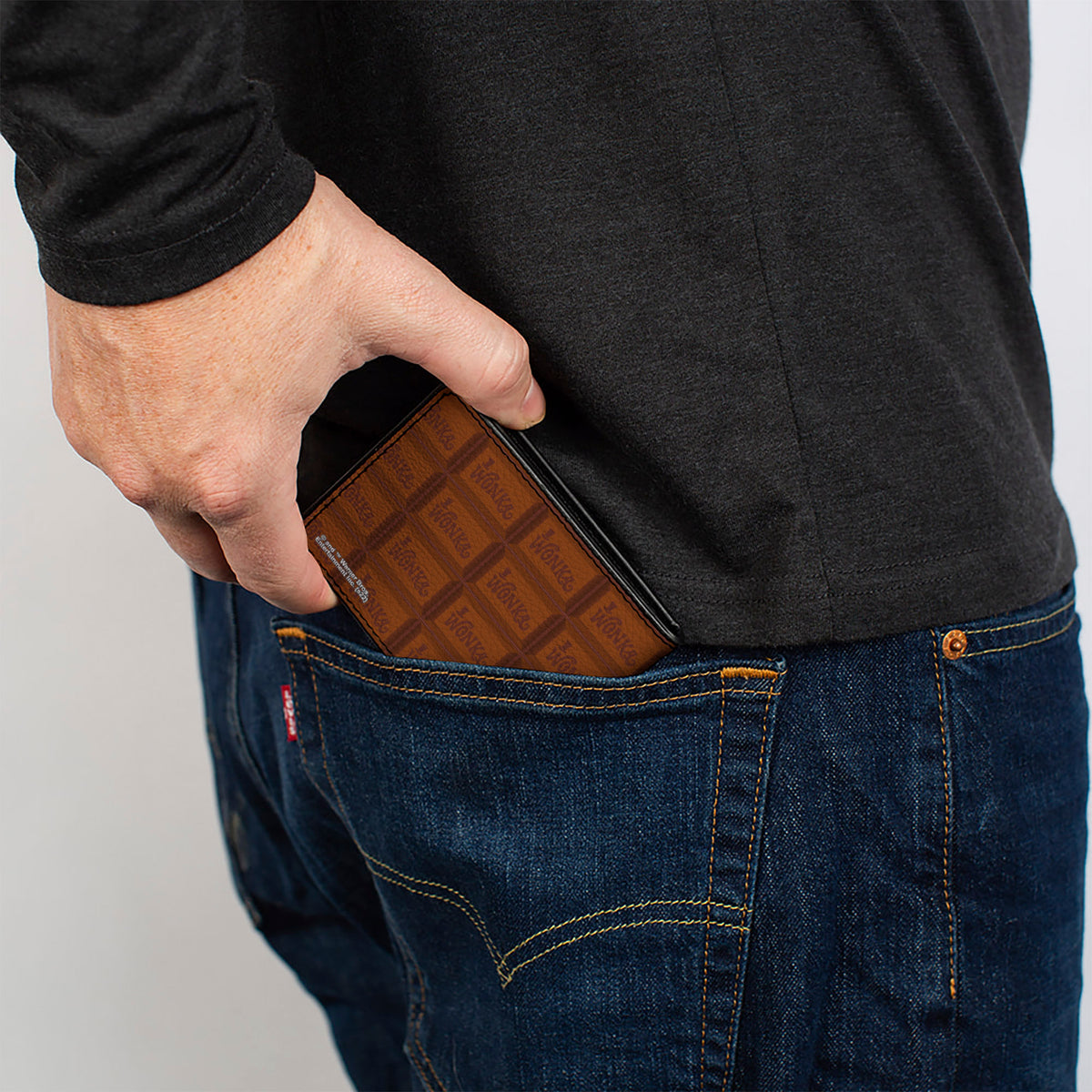 Bi-Fold Wallet - Willy Wonka and the Chocolate Factory WONKA Bar Blocks Browns Bi-Fold Wallets Willy Wonka and the Chocolate Factory