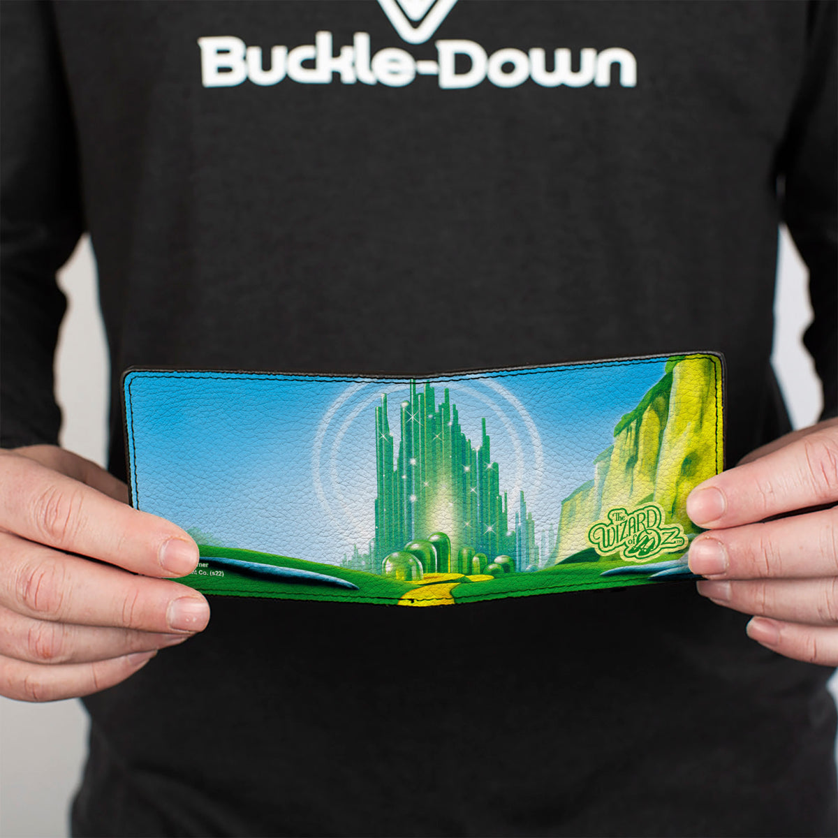 Bi-Fold Wallet - The Wizard of Oz Emerald City Scene Blues/Greens Bi-Fold Wallets The Wizard of Oz