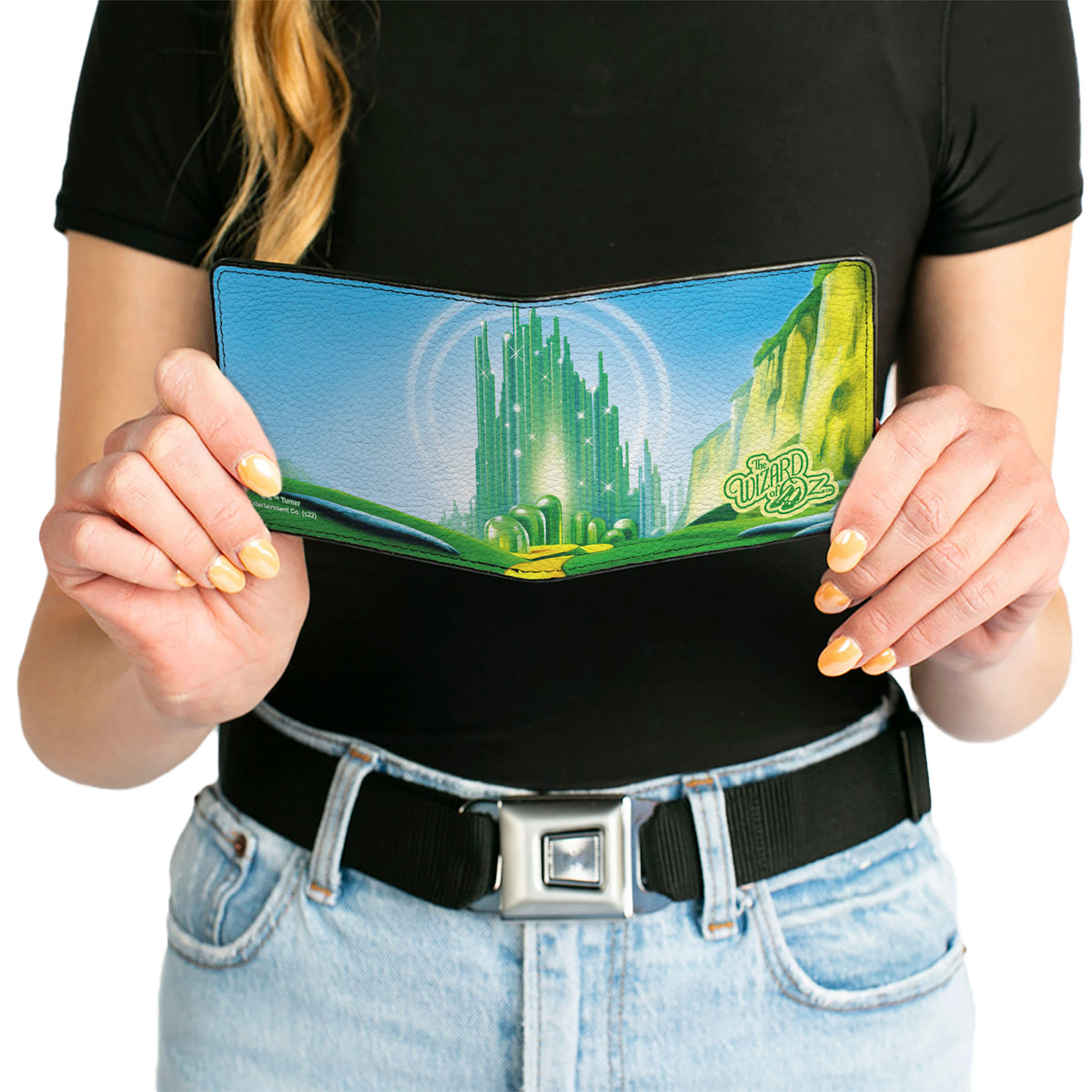 Bi-Fold Wallet - The Wizard of Oz Emerald City Scene Blues/Greens Bi-Fold Wallets The Wizard of Oz