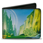 Bi-Fold Wallet - The Wizard of Oz Emerald City Scene Blues/Greens Bi-Fold Wallets The Wizard of Oz