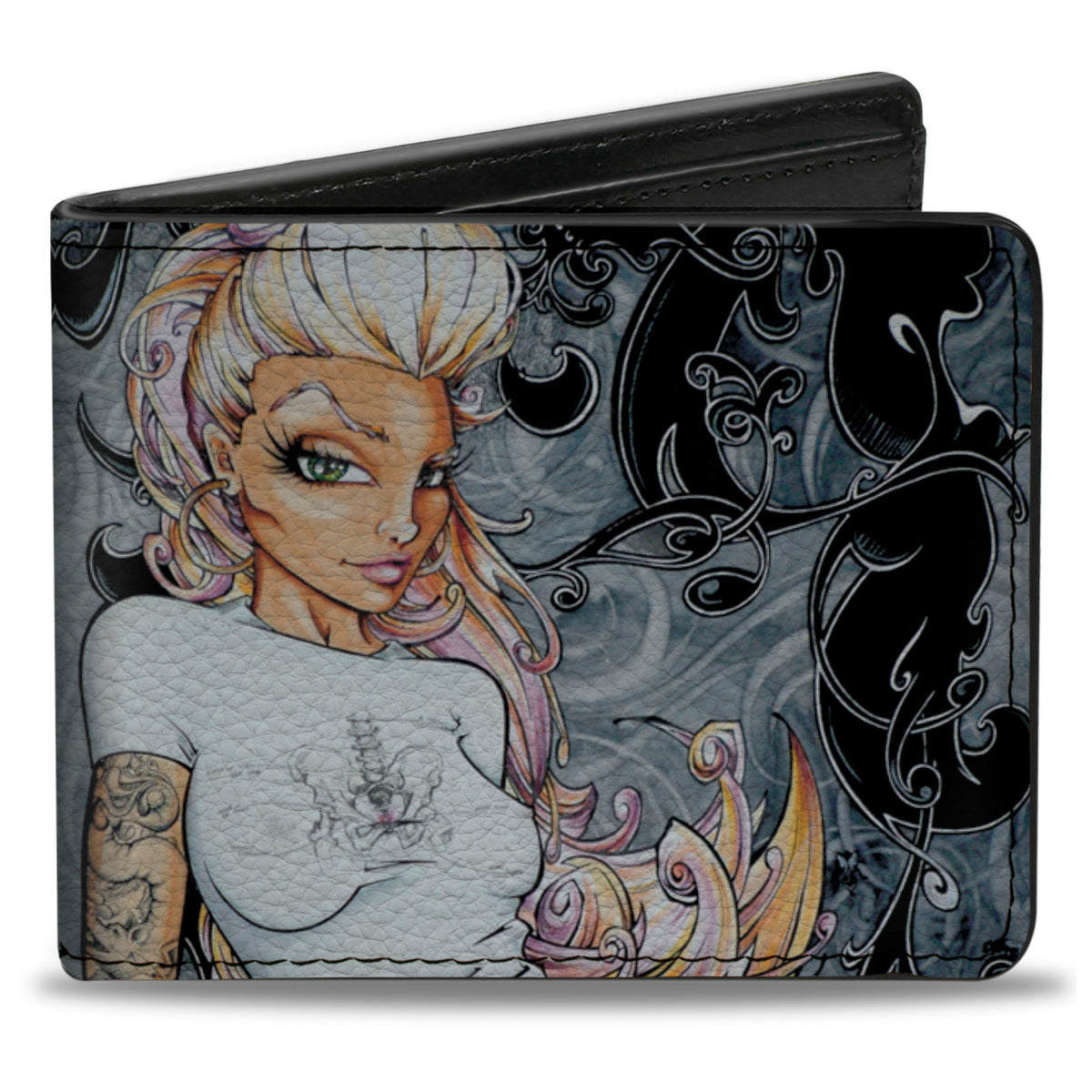 Bi-Fold Wallet - Anatomical Jewel Bi-Fold Wallets Sexy Ink Girls