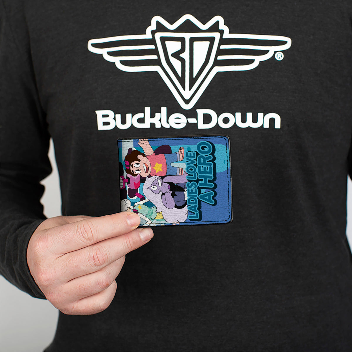Bi-Fold Wallet - Steven Universe LADIES LOVE A HERO Group Pose Blues Bi-Fold Wallets Steven Universe