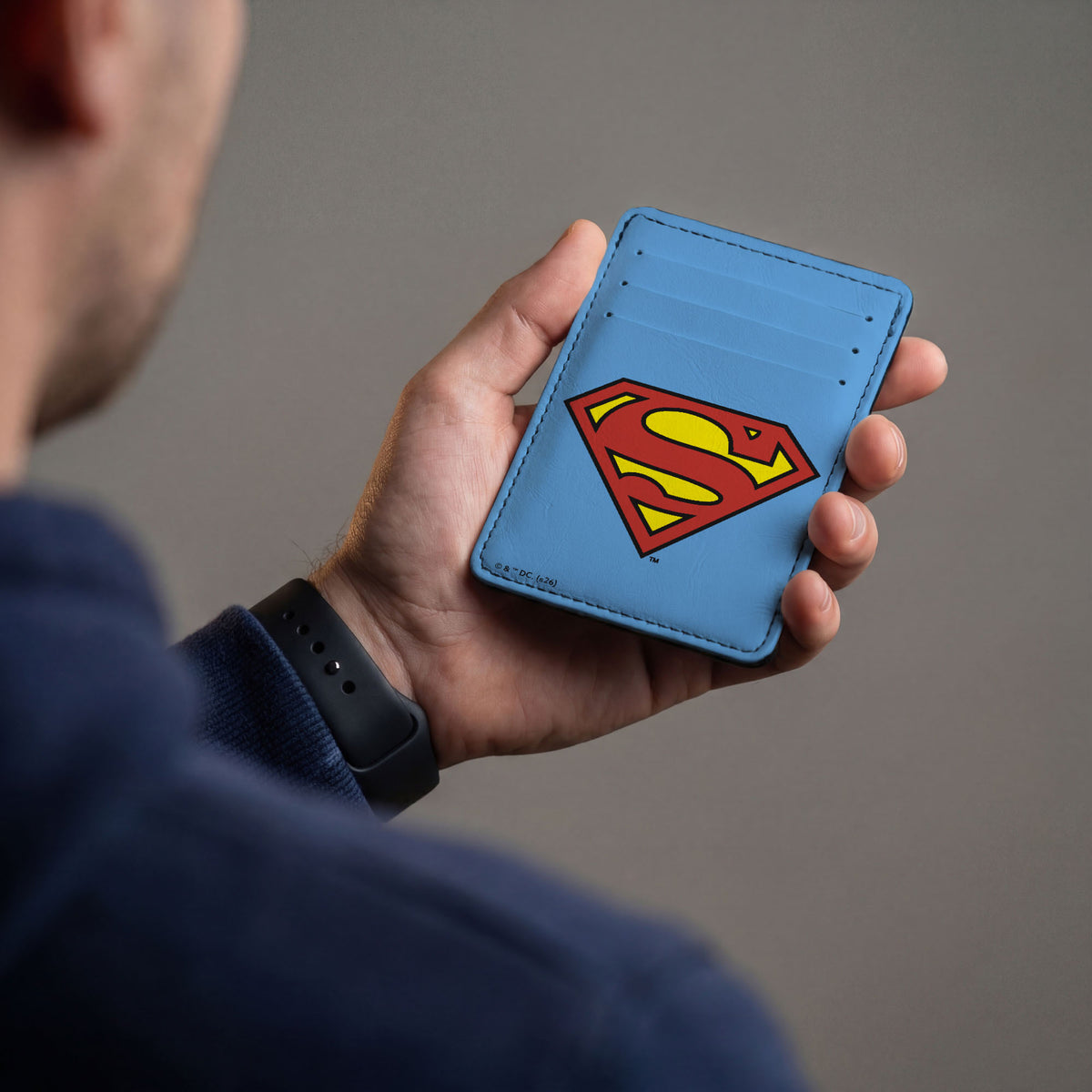 PU Wallet ID Card Holder - Superman Shield Blue/Red/Yellow ID Card Wallets DC Comics