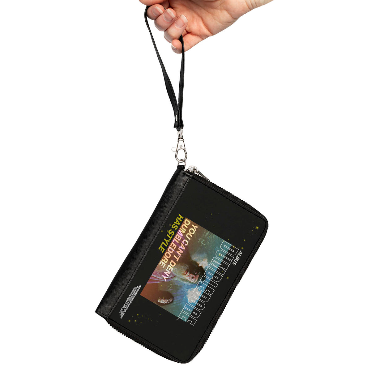 Women's PU Zip Around Wallet Rectangle - Harry Potter YOU CANT DENY DUMBLEDORE HAS STYLE with Snape Pose Clutch Zip Around Wallets Harry Potter