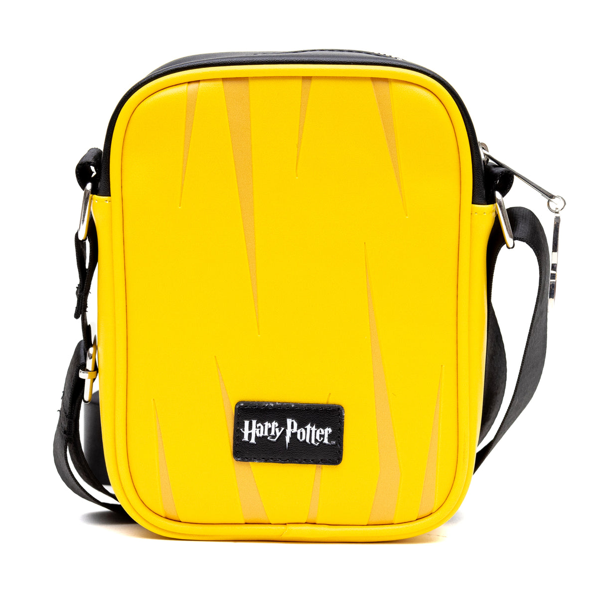 The Wizarding World of Harry Potter Vegan Leather Crossbody Bag with Adjustable Straps, Hogwarts Hufflepuff Quidditch Uniform Crossbody Bags Harry Potter