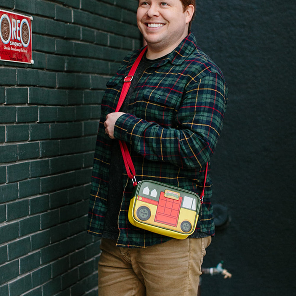 Nickelodeon Bag, Cross Body, Teenage Mutant Ninja Turtles Party Van, Vegan Leather Crossbody Bags Nickelodeon   