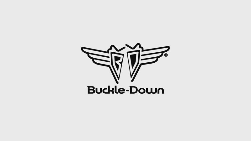 Instructional video of Buckle-Down dog collars with seatbelt buckle.