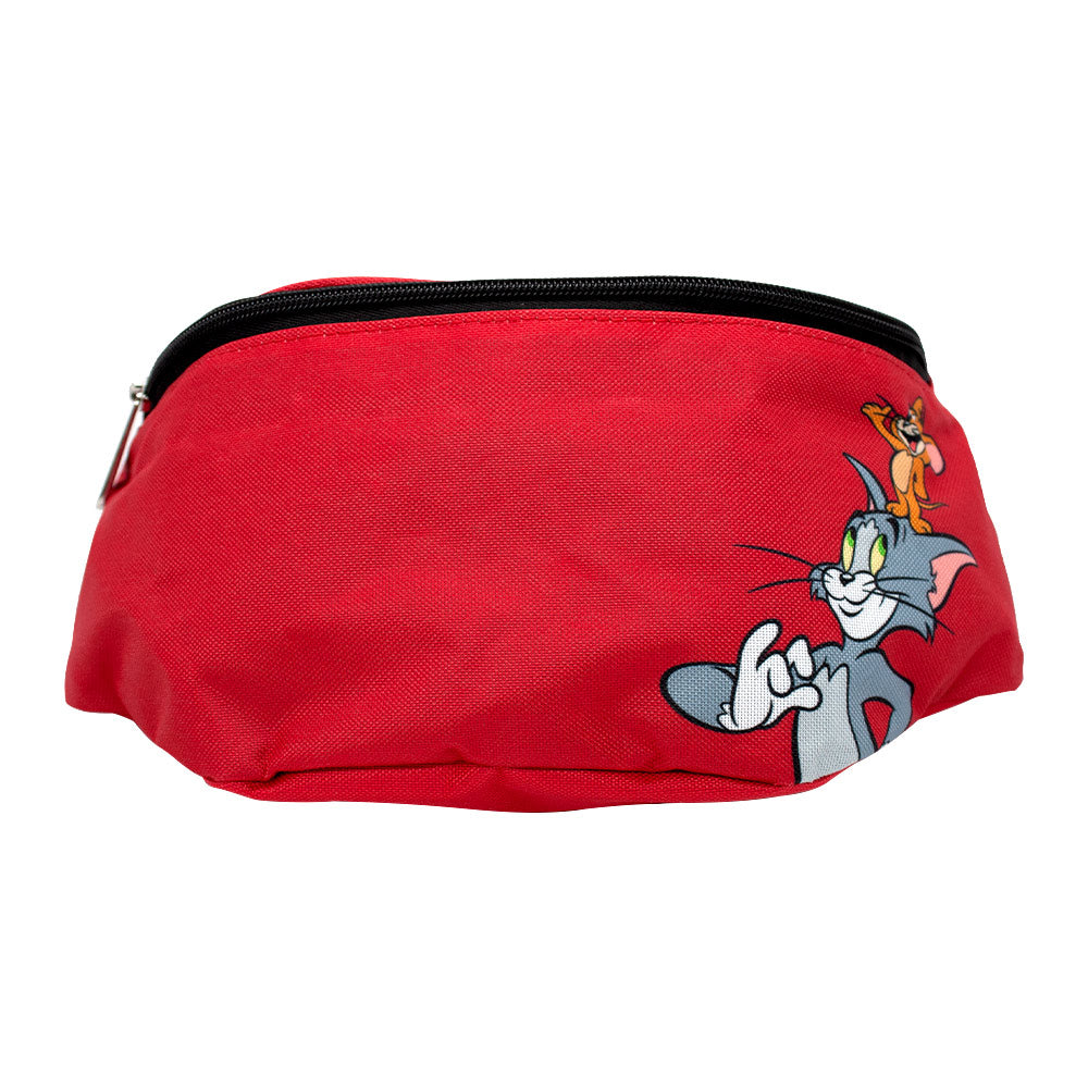 Fanny Pack - Tom and Jerry Smiling Pose Red Fanny Packs Hanna Barbera