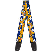 Guitar Strap - Road Runner Expressions Stacked Guitar Straps Looney Tunes   
