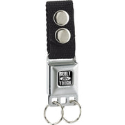 Keychain - Built Ford Tough - Black Keychains Ford   
