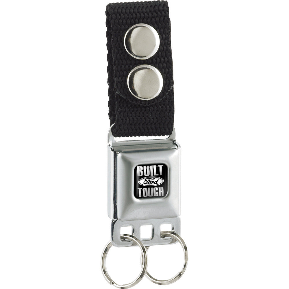 Keychain - Built Ford Tough - Black Keychains Ford   