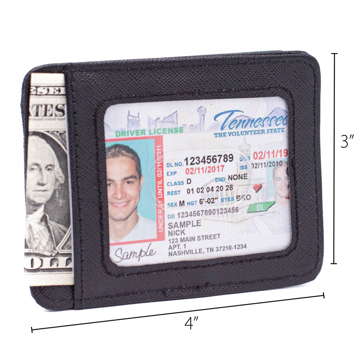 Weekend Wallet - FORD 4x4 TRUCKING-RULE THE OFF-ROAD Black White Blue Grays Mini ID Wallets Ford   