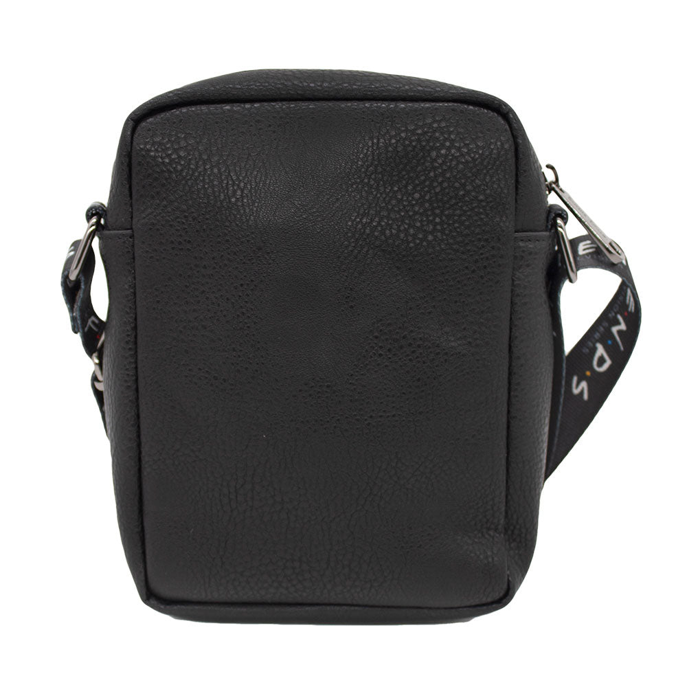 Women's Crossbody Wallet PU - FRIENDS Logo Black White Multi Color Crossbody Bags Friends   