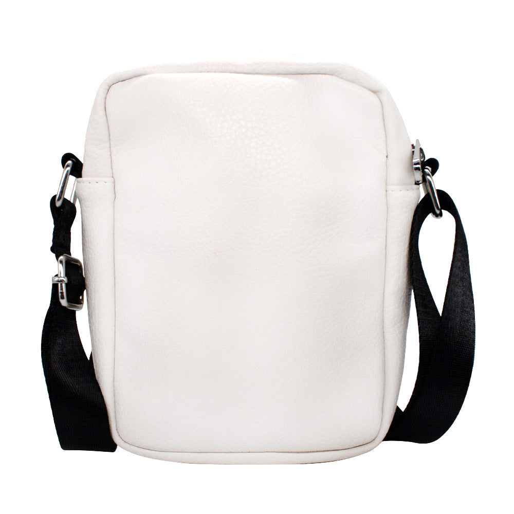 Women's Crossbody Wallet - TOM AND JERRY Smiling Hug Pose and Logo Ivory Crossbody Bags Hanna Barbera