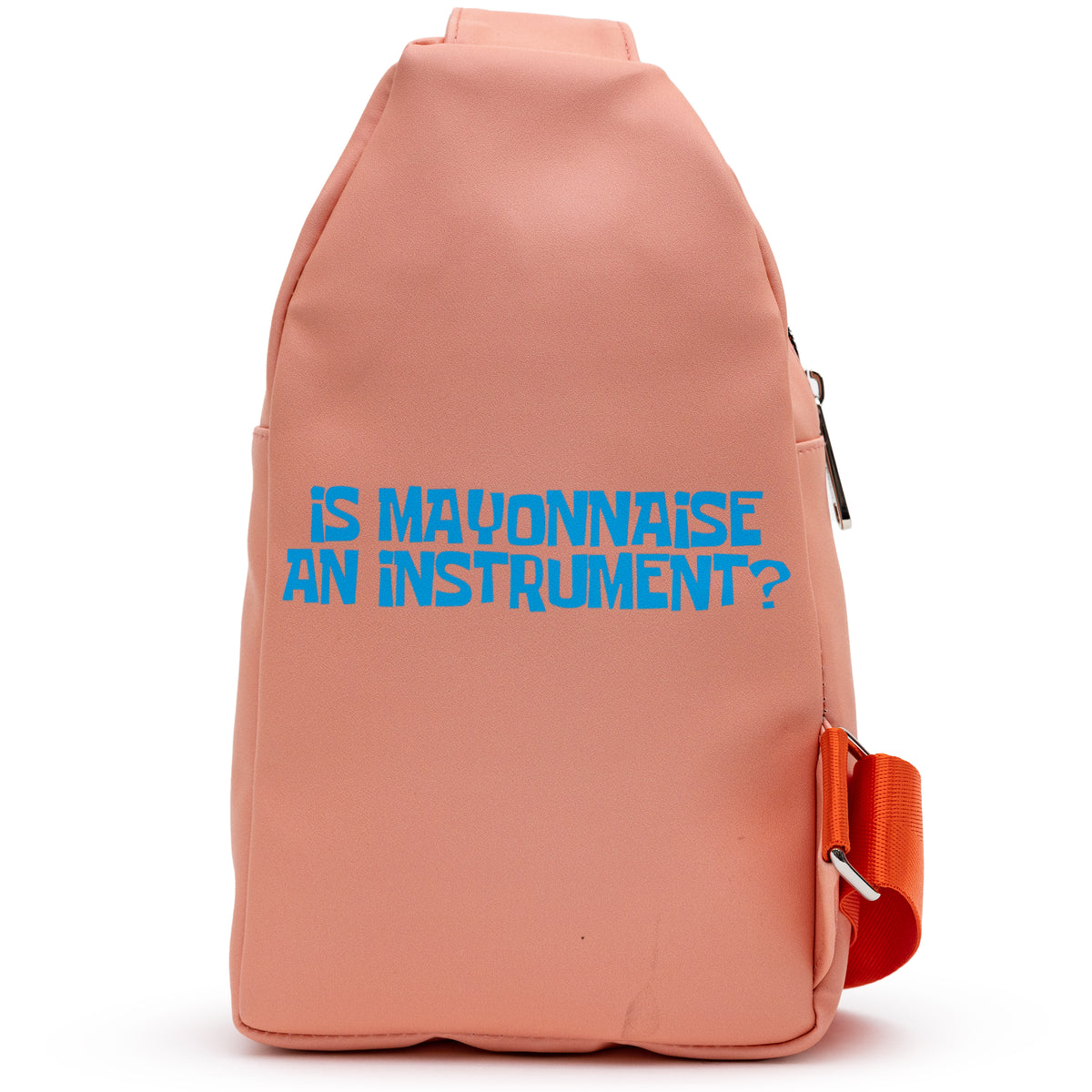 Nickelodeon Bag, Sling, SpongeBob Patrick Star Close Up, Salmon Orange, Bounding, Vegan Leather Crossbody Bags Nickelodeon   