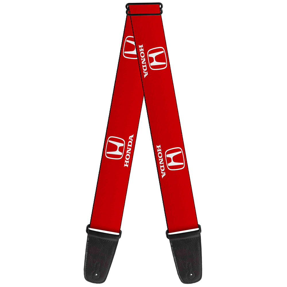 Guitar Strap - Honda Logo Red White Guitar Straps Honda   