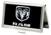 Business Card Holder - SMALL - Ram Logo FCG Black Silver Business Card Holders Ram   
